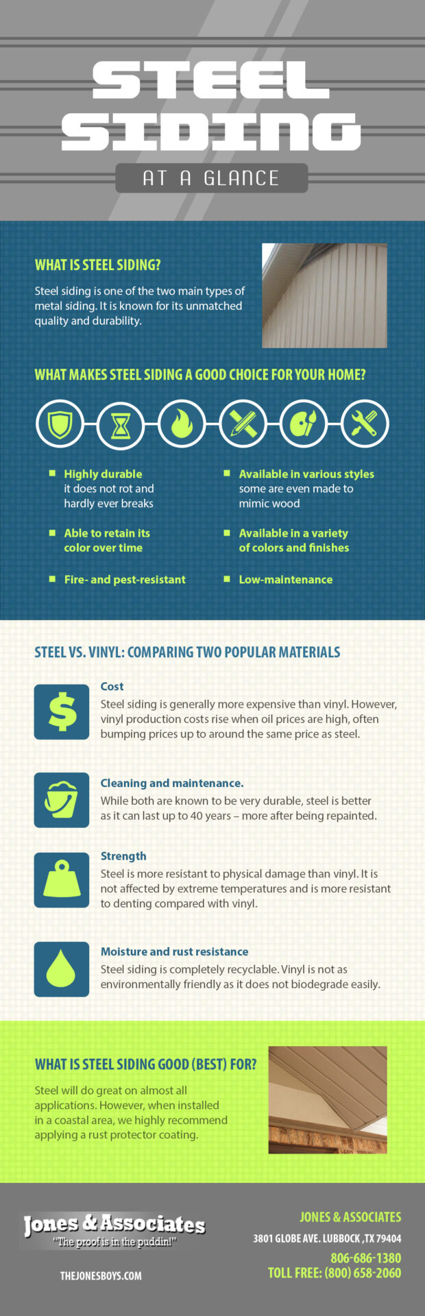 Infographic - Steel Siding at a Glance